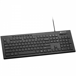 Клавиатура Multimedia wired keyboard CNS-HKB2-BG, BG layout (black)
