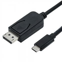 Кабел/адаптер ROLINE 11.04.5846 :: ROLINE USB Type C към DisplayPort кабел, 2.0 m
