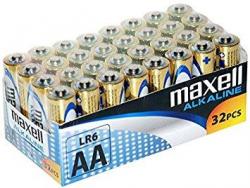 Батерия Алкални батерии MAXELL LR6 1,5V AA 32 бр. pack