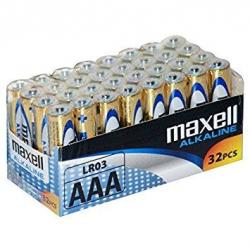 Батерия Алкални батерии MAXELL LR03 1,5V AAA 32 бр. pack