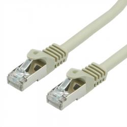 Медна пач корда VALUE 21.99.0851 :: S-FTP (PiMF) Patch кабел, Cat. 7, 500 MHz, сив, 1.0 м