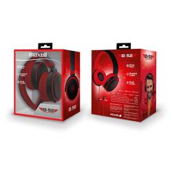 Слушалки Слушалки с микрофон  MAXELL B52, черно и червено