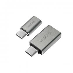 Кабел/адаптер Adapter USB C to USB3.0 & USB2.0 Micro B F, AU0040