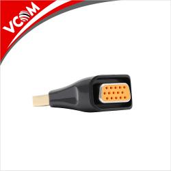 Кабел/адаптер VCom адаптер Adapter DP M - VGA F Gold plated - CA333
