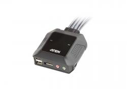 Кабел/адаптер ATEN CS22DP :: USB DisplayPort KVM Switch, 2x 1, Remote port selector