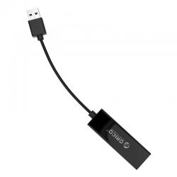 Кабел/адаптер Orico адаптер USB to LAN 100Mbps black - UTJ-U2