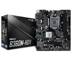 ASROCK-B360M-HDV-S1151-2xDDR4-1xPCIe-x16-2xPCI-Ex1-6-SATA3-mATX-retail