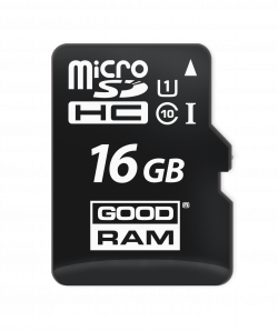 SD/флаш карта GOODRAM M1A0-0160R11 :: 16 GB MicroSD HC карта, Class 10, UHS-1