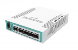 Комутатор/Суич Облачен рутер-комутатор Mikrotik Cloud Switch Router CRS106-1C-5S