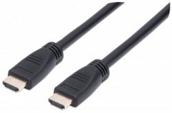 MANHATTAN 353977 :: HDMI кабел с Ethernet за монтаж в стена, CL3, 3D, 4K, M-M, 10 m