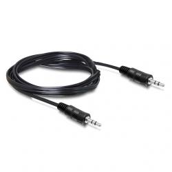 SBOX 3.5-3.5-M-M-2 :: Аудио кабел, 3.5 мм стерео жак M-M, 2.0 м, черен