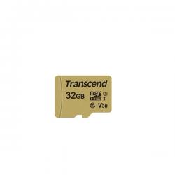 SD/флаш карта Transcend 32GB micro SD UHS-I U3 (with adapter), MLC