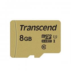 SD/флаш карта Transcend 8GB micro SD UHS-I U3 (with adapter), MLC