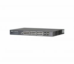 Комутатор/Суич Комутатор Dahua PFS5424-24T, 20GE+4GE SFP(combo), L2+, Web, SNMP, CLI