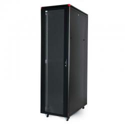 Шкаф за техника - Rack Комуникационен шкаф 600x1000 мм, черен, Elegant Pro 36U, стъкл. врата