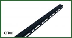 Вертикален аранжиращ панел за комуникационен шкаф 42U