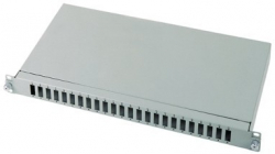 Пач панел Оптичен панел SPP3-E-2CD, 24 порта/ 48 влакна, 1U, сив, SC DX