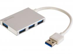 USB Хъб SANDBERG SNB-133-88 :: USB 3.0 Pocket хъб, 4 портa