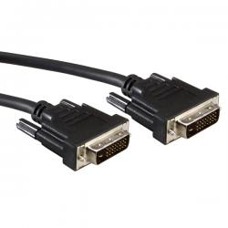 Кабел/адаптер ROLINE S3641-50 :: VALUE DVI кабел, DVI M - M, dual link, 2.0 м