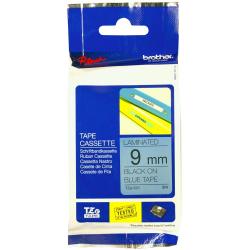 Tape-BROTHER-TZ-Tape-9mm-Black-on-Blue-Laminated-8m-lenght-for-P-Touch