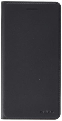 Калъф за смартфон NOKIA 6 SLIM FLIP BLACK CP-301