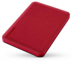 Хард диск / SSD Външен диск TOSHIBA 1TB Canvio Advance, червен, 2.5", USB 3.2 Gen 1