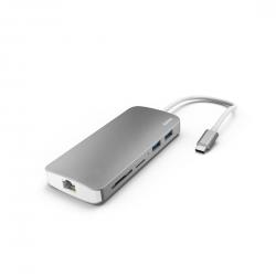 USB-C-doking-stanciq-7v1-HAMA-bus-powered-2x-USB-3.1-HDMI-LAN-SD-Silver