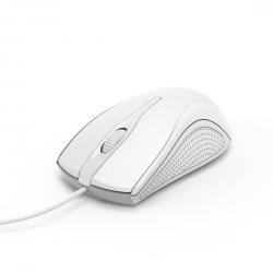 Мишка Оптична мишка HAMA MC-200, кабел 1.5 м, USB, 1200 dpi, 3 бутона, Бял