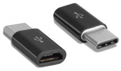 Кабел/адаптер VCom адаптер Adapter USB Type C - Micro USB F - CA433