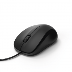Мишка HAMA MC-300, безшумна, кабел 1.8 м, USB, 1200 dpi, 3 бутона, Черен на най-ниска цени