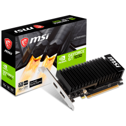Видеокарта MSI GeForce GT 1030 LP OC GDDR4 2GB-64bit, PCI-E 3.0 x16, DP, HDMI, DX 12, Retail