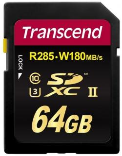 SD/флаш карта Transcend 64GB SDXC Class3 UHS-II Card
