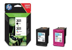 Касета с мастило HP 301 2-pack Black-Tri-color Original Ink Cartridges