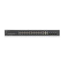 Комутатор/Суич ZYXEL GS1920-24V2, 24 портов Gigabit Smart-Managed,Fanless