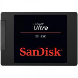 Хард диск / SSD SANDISK Ultra 3D 250GB SSD, 2.5'' 7mm, SATA 6Gb-s, Read-Write: 550 - 525 MB-s