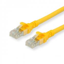 Медна пач корда Patch cable UTP Cat. 6a, 1.5m, Yellow, 21.15.1492