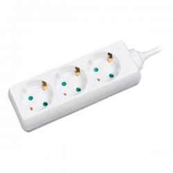 Контакт Power strip Logilink 3x, w-1.4m cable, LPS205