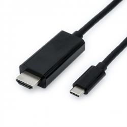 Кабел/адаптер Cable USB Type C - HDMI, M-M, 2m, Value 11.99.5841