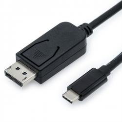 Кабел/адаптер Cable USB Type C - DP, M-M, 1m, Value 11.99.5845
