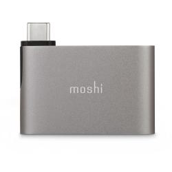 Лаптоп аксесоар Moshi USB-C to Dual USB-A Adapter, Titanium Gray