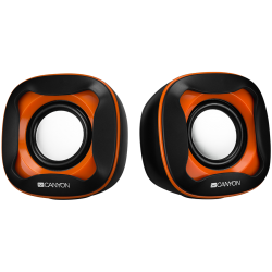 CANYON-CNS-CSP202BO-USB-2.0-Speaker-black-+orange-021C-2*3W-4-Ohm-1.2m-cable