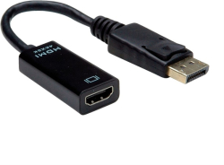 Кабел/адаптер Value 12.99.3139, адаптер DisplayPort мъжко към HDMI женско