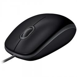 Мишка LOGITECH B110 Corded Mouse - SILENT - Черна - USB - B2B