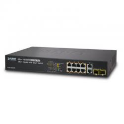 Комутатор/Суич POE Switch PLANET - FGSD-1008HPS 8-Port 10/100TX 2-Port Gigabit TP/ SFP