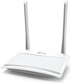 Безжичен рутер TP-LINK TL-WR820N, N300, 3x10/100Mbps порта, 2 фикс. 5dBi антени
