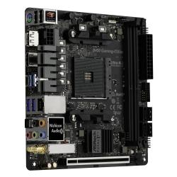 ASROCK-Main-Board-Desktop-AM4-B450-SAM4-2xDDR4-2xPCI-3.0x16-Mini-ITX-Retail