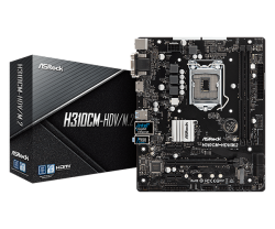 ASROCK-Main-Board-Desktop-H310-S1151-2xDDR4-1xPCIe-x16-2xPCI-Ex1-mATX-retail