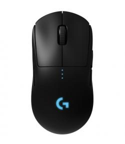 Мишка Logitech G Pro Wireless Mouse, Lightsync RGB Logo, Lightspeed Wireless 1ms, HERO 25K DPI Sensor, 400 IPS, Programmable Buttons, On-board Memory, Lightweight 80g, Black