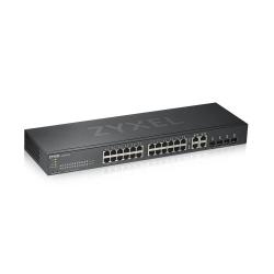 Комутатор/Суич ZyXEL GS1920-24v2, 28 Port Smart Managed Switch 24x Gigabit Copper and 4x Gigabit