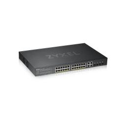 Комутатор/Суич ZyXEL GS1920-24HPv2, 28 Port Smart Managed Switch 24x Gigabit Copper and 4x Giga